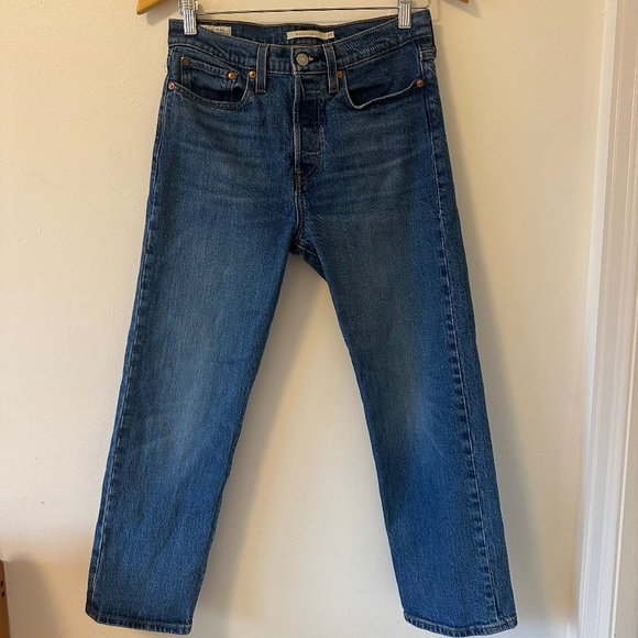 Levi's Wedgie Classic Straight Jeans in Stretch Cotton | Size 27 - Picture 1 of 10